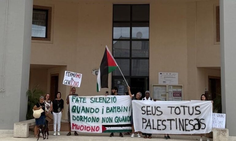 tortolì manifestazione palestina