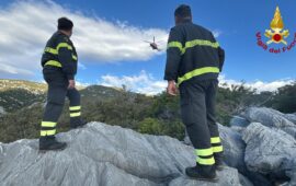 Turista recuperato dai Vigili del Fuoco sul sentiero per Cala Luna a Dorgali