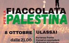 Ulassai in cammino per la Palestina: l’8 ottobre fiaccolata di pace e resistenza