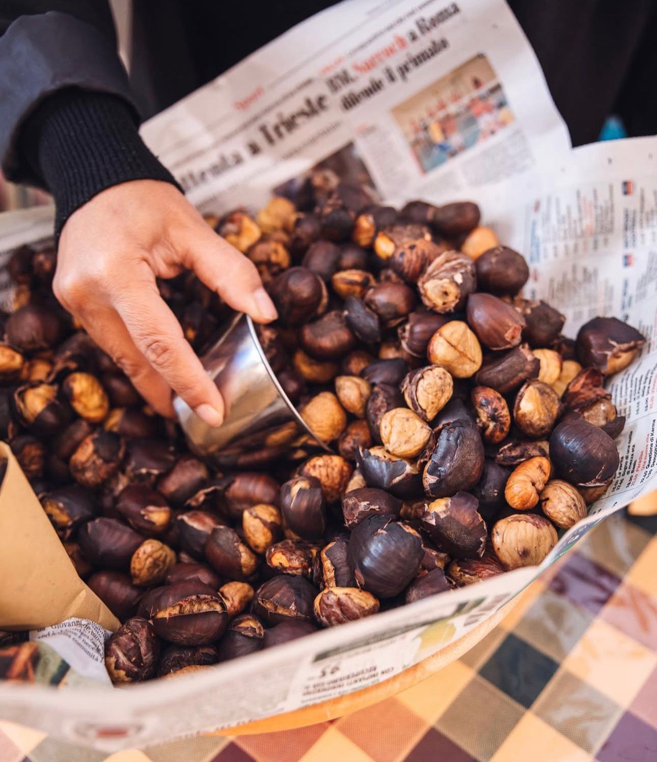 Sagra castagne Lanusei, una precedente edizione