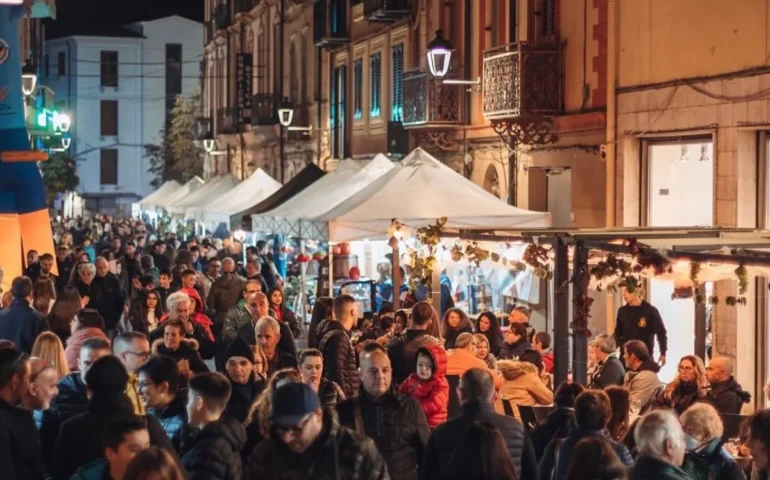 Sagra castagne Lanusei, una precedente edizione