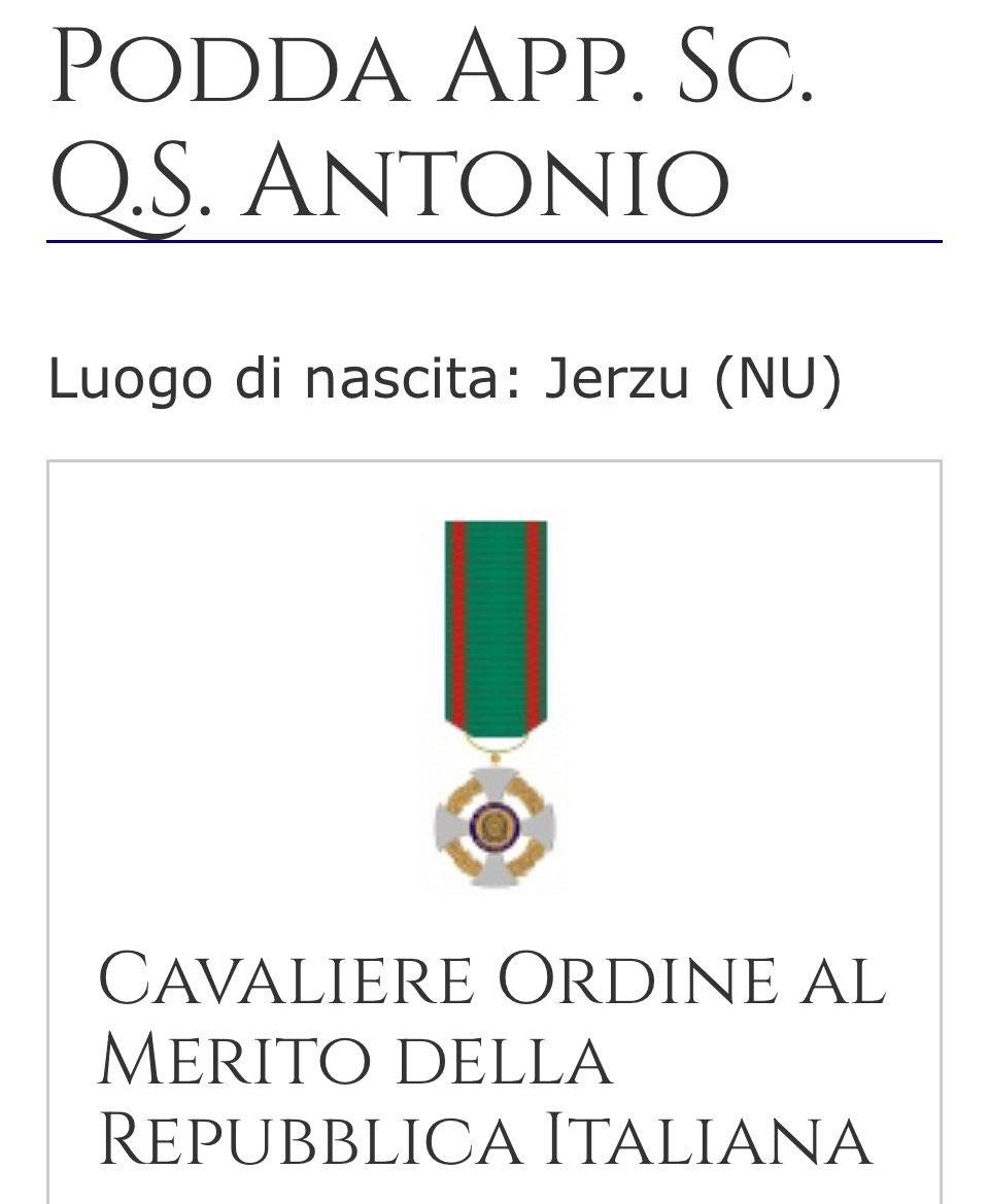 il carabiniere antonio podda