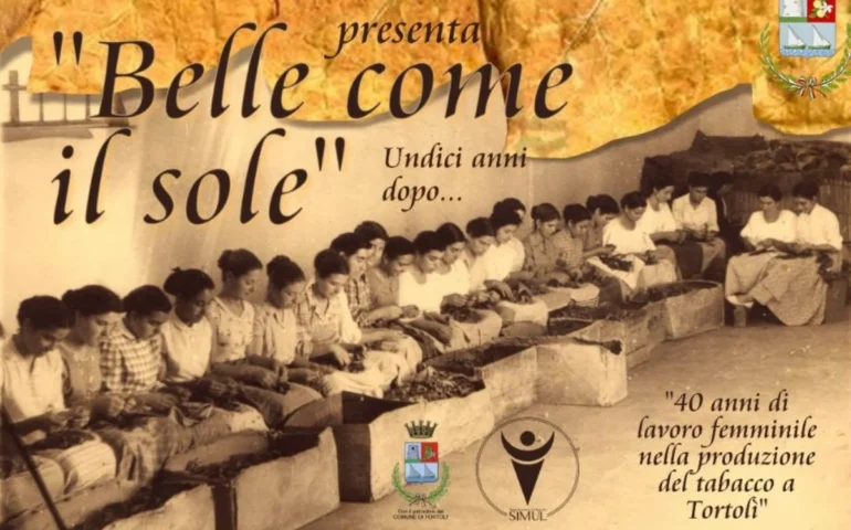 Tortolì ricorda le tabacchine: “Belle come il sole: Undici anni dopo…” al Teatro San Francesco