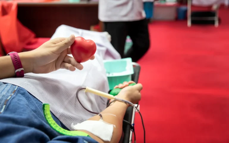 donazione sangue, immagine di repertorio