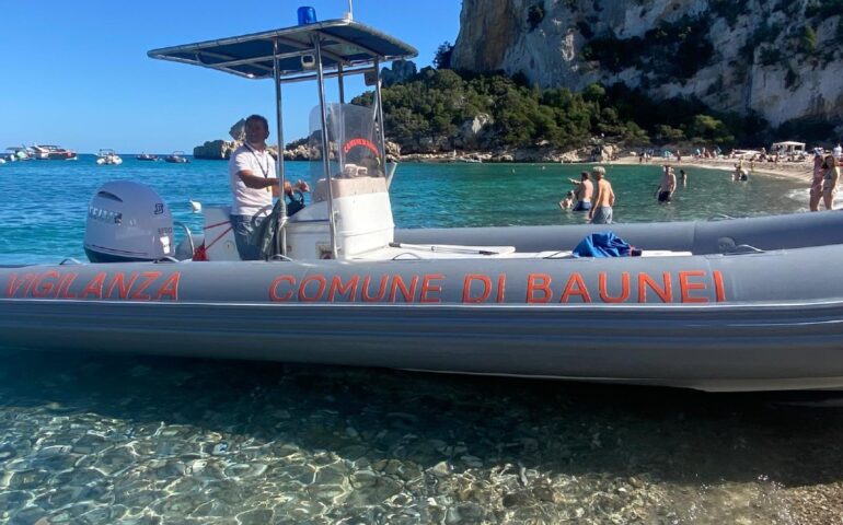 Il servizio di vigilanza nelle spiagge a Baunei