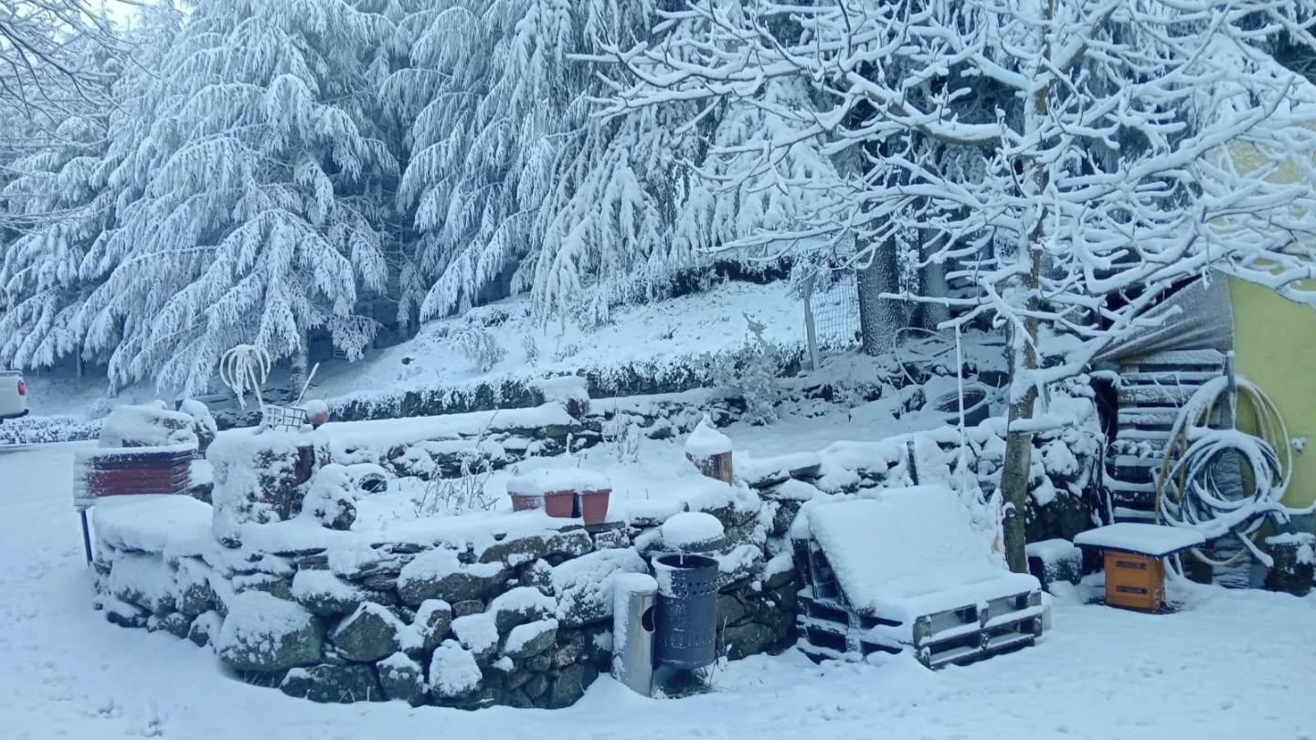 La stazione sciistica di Fonni sotto la neve (Foto di Tore Moro)