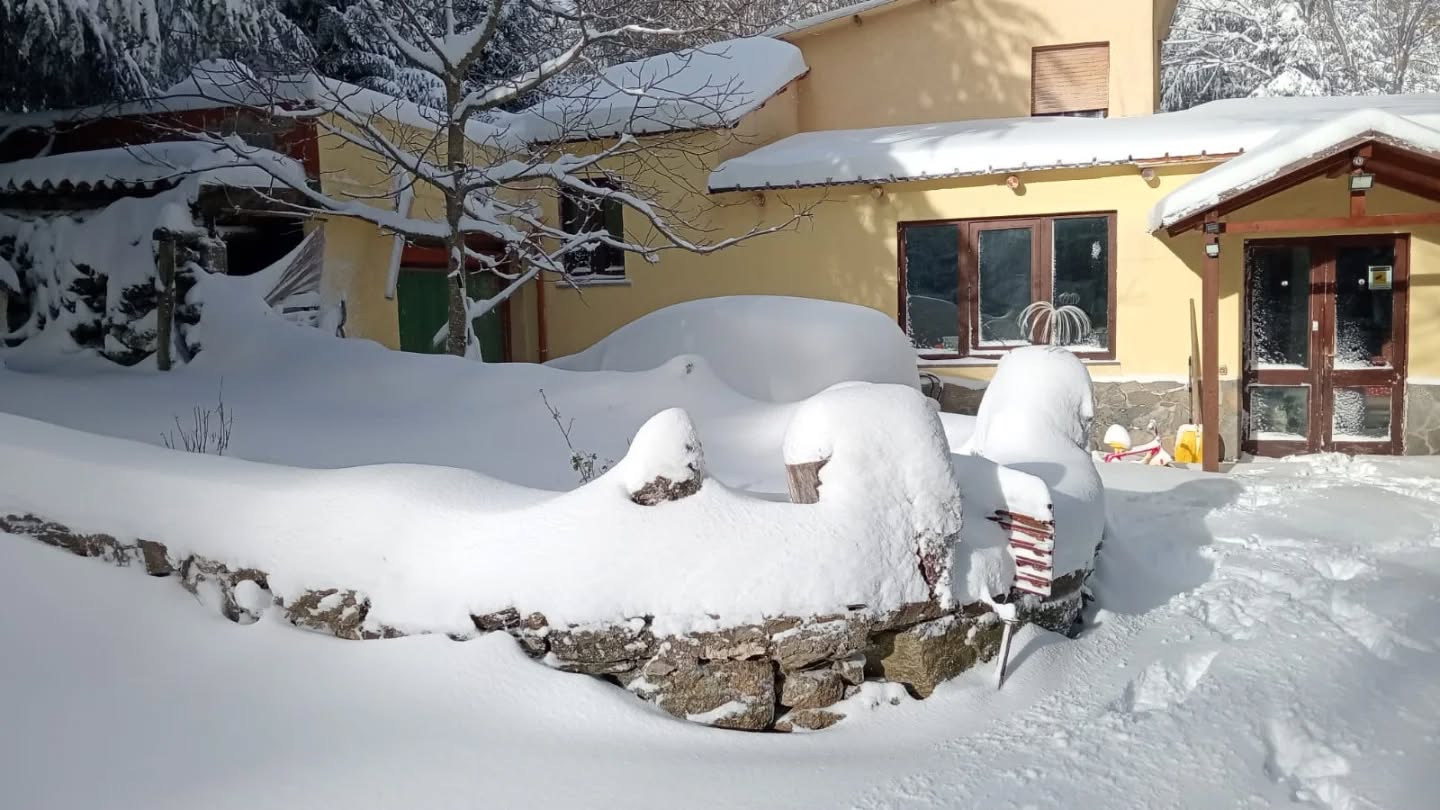 La stazione sciistica di Fonni sotto la neve (Foto di Tore Moro)