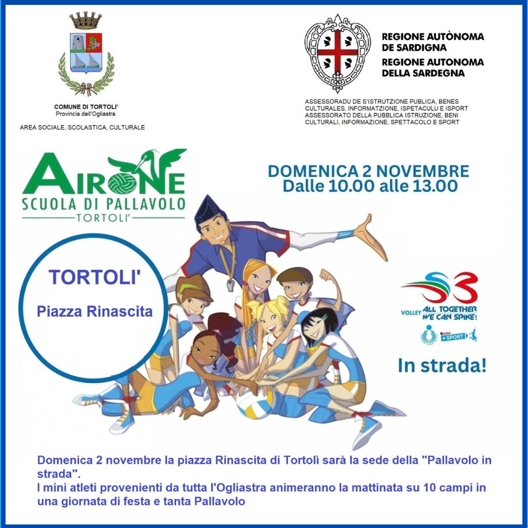 locandina pallavolo tortolì