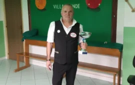 Biliardo, Marcello Peddiu di Villagrande trionfa nella 2ª prova del Campionato Provinciale di 1ª Categoria