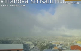 La neve è fioccata anche in Ogliastra: Baunei, Villanova e Seui si sono svegliate in bianco