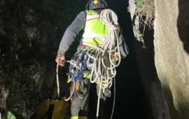 Seui, quattro escursionisti bloccati a Montarbu: salvati dai Vigili del Fuoco