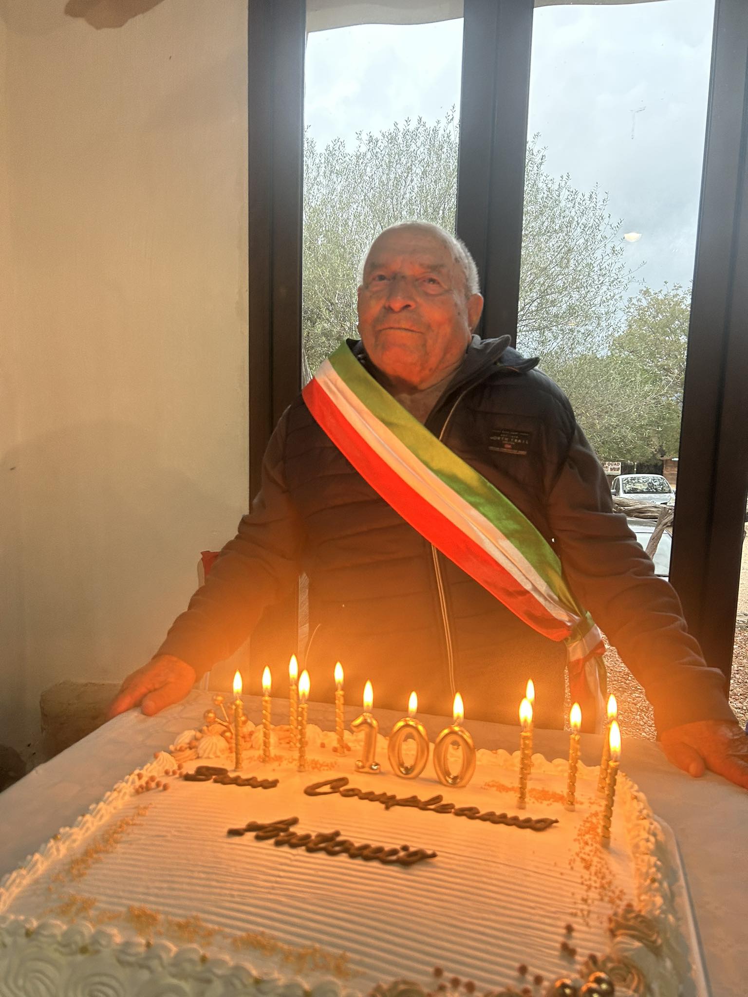 Tziu Antonio Bangoni, Baunei, 100 anni