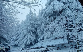La stazione sciistica di Fonni sotto la neve (Foto di Tore Moro)