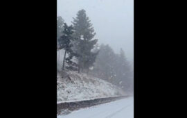 Sardegna sotto la neve: un paesaggio invernale da cartolina