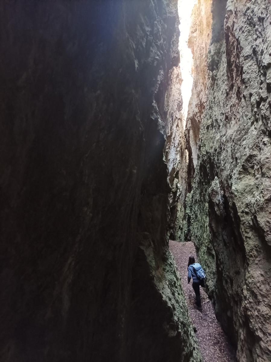 Un'altra immagine della spaccatura