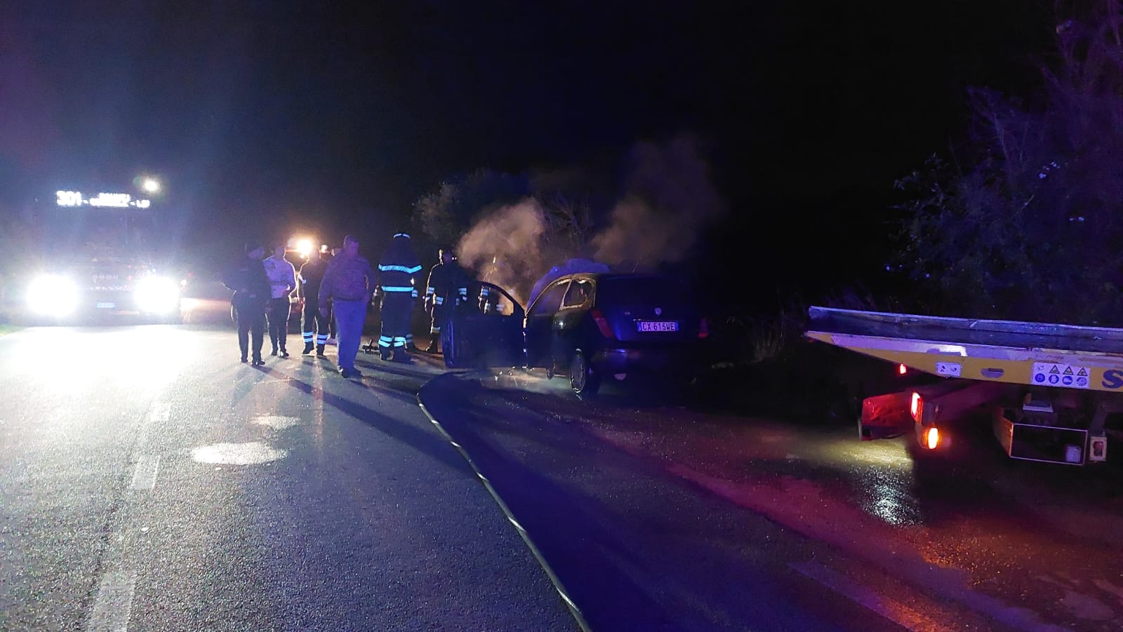 auto incendiata a lotzorai
