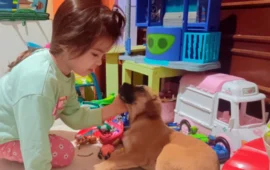 yvette, piccola volontaria sarda