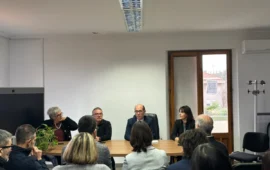 Andrea Fabbo, questa mattina il primo saluto istituzionale