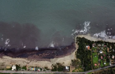 Lido di Orrì dopo il maltempo PH Fabrizio Piroddi