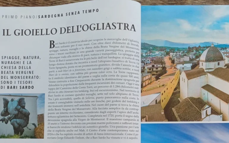Bari Sardo, il “Gioiello dell’Ogliastra” finisce nelle pagine della rivista “Borghi e Città”