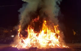 Santa Maria Navarrese, torna il Falò di Sant’Antonio tra musica e sapori antichi