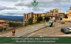 Lanusei, lavori in corso a Piazza Marcia e vie limitrofe: l’appello al senso civico dei cittadini
