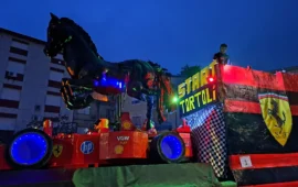 A Tortolì il gran finale del Carnevale ogliastrino tra maschere tradizionali e carri allegorici