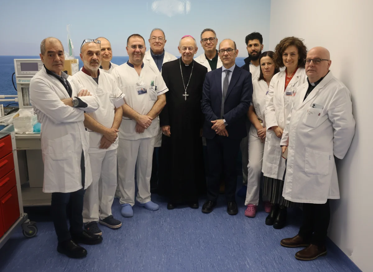Lanusei: il vescovo monsignor Antonello Mura in visita all’ospedale N.S. della Mercede