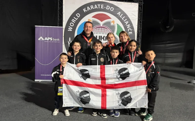 Karate, l’ASD Shotokan Karate Club Arbatax brilla ai Mondiali WKA: tre bronzi conquistati a Malta