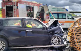 Il terribile schianto