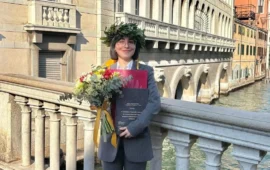 Bari Sardo celebra il traguardo di Micaela Lepori: la giovane si laurea con il massimo dei voti a Venezia