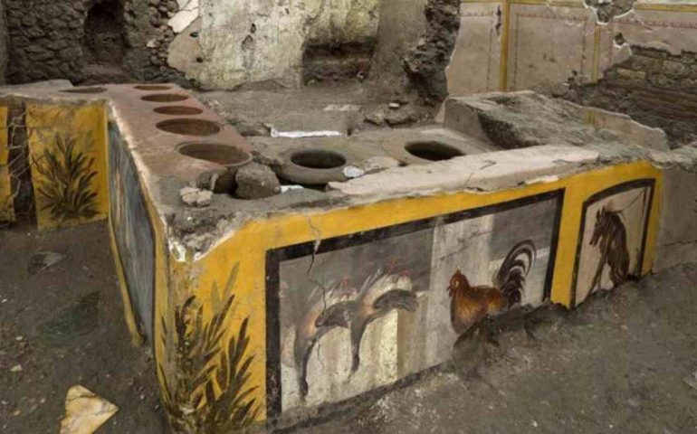 Nuova scoperta a Pompei: una locanda “street food” precedente all’eruzione del Vesuvio