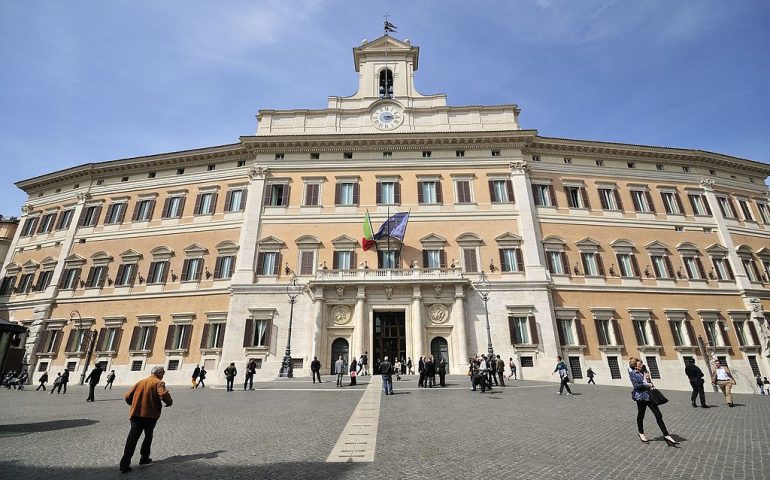 Monumenti romani: palazzo Montecitorio, la Camera dei Deputati della Repubblica Italiana