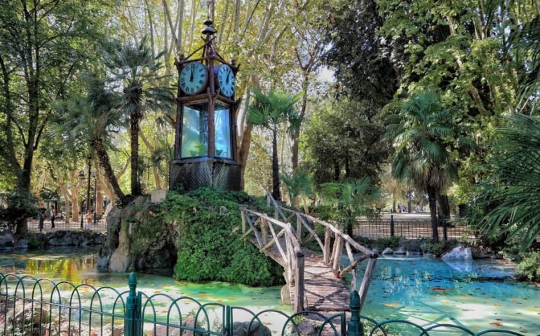 Lo sapevate? Nel parco di Villa Borghese c’è un magnifico orologio ad acqua