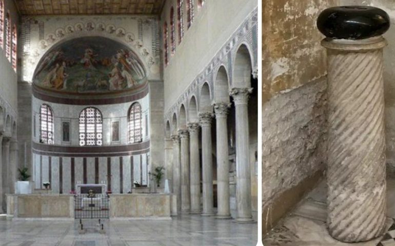 Lo sapevate? A Roma, nella chiesa di Santa Sabina, c’è una pietra che fu utilizzata dal Diavolo