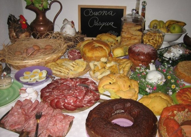 Colazione di pasqua a Roma (Foto Roma Artigiana).