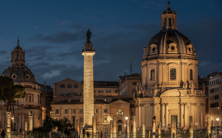 Lo sapevate? Dentro la Colonna Traiana c’è una scaletta che porta a una terrazza panoramica
