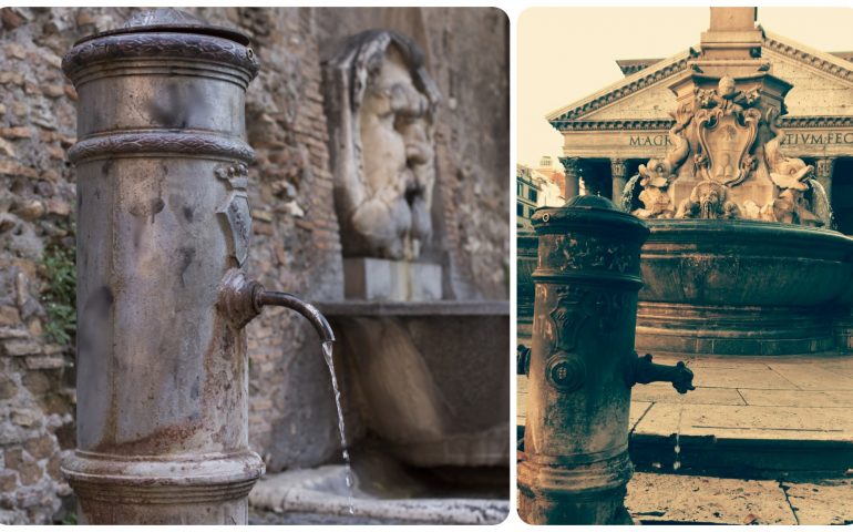 Lo sapevate? A Roma le fontanelle pubbliche vengono chiamate “nasoni” e sono uno dei simboli della città