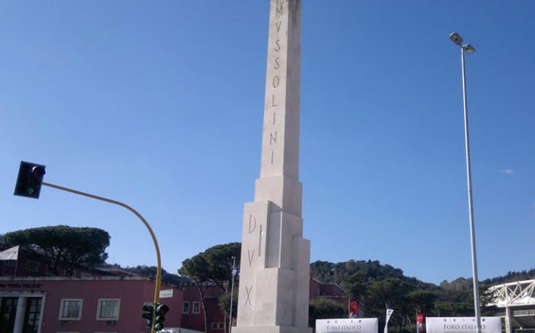 Lo sapevate? Al Foro Italico c’è ancora un obelisco dedicato a Mussolini