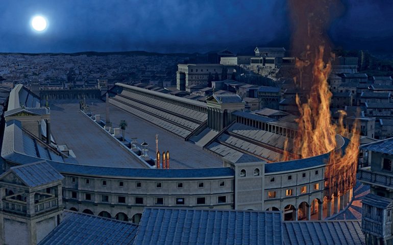 Lo sapevate? Molti ritengono l’imperatore Nerone il responsabile dell’incendio che distrusse Roma