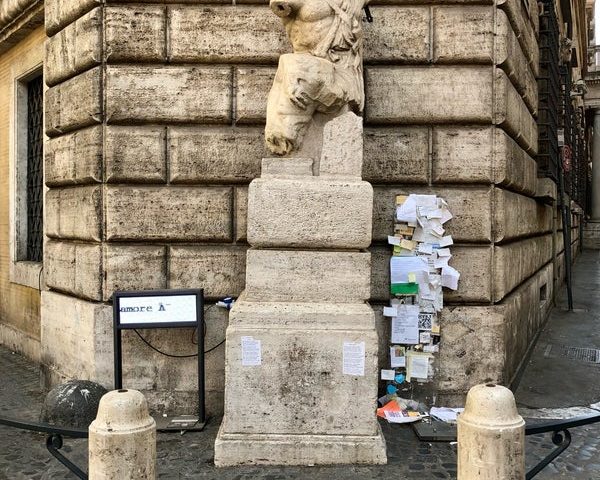 Lo sapevate? A Roma esistono le statue parlanti. Scoprite di che cosa si tratta