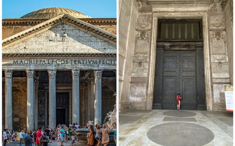 Lo sapevate? La porta del Pantheon è una delle più antiche al mondo conservatesi