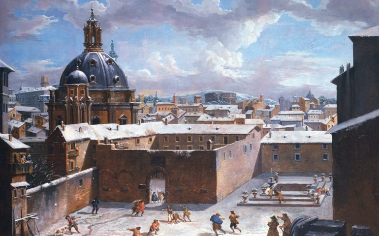 Possibile neve a Roma. Ordinanza antigelo del sindaco. Storia della magia della capitale vestita di bianco