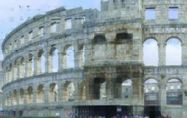 L'anfiteatro di Pola in Croazia