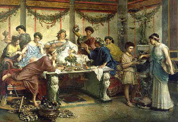 Un banchetto romano