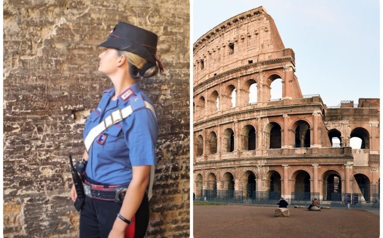 Roma, ennesimo caso di sfregio al Colosseo