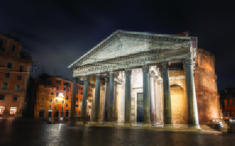 Dal primo luglio l’ingresso al Pantheon è a pagamento, ma non per tutti