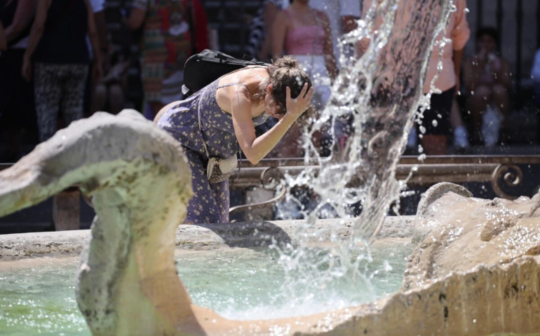 Caldo record a Roma oggi e domani: 80 volontari offrono assistenza in città