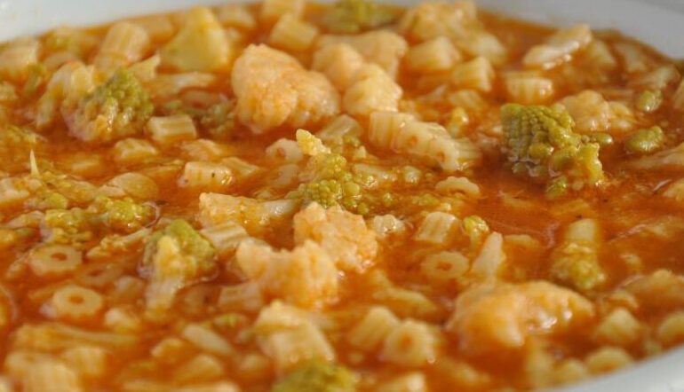 Minestra broccoli e arzilla