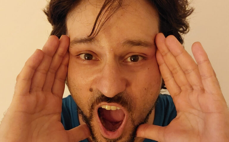 L'attore romano Marco Giandomenico dice